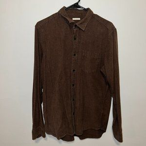 GU (Uniqlo) - Med - Brown flannel button up